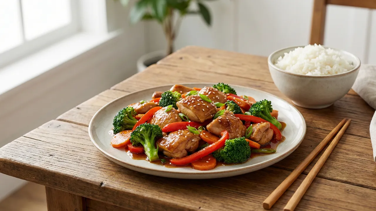 Teriyaki Chicken and Broccoli Stir Fry